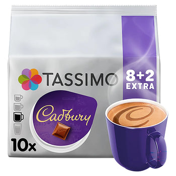 Tassimo Cadbury Hot Chocolate Pods 8 par paquet