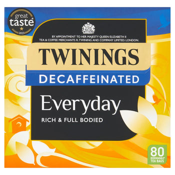 Twinings décaféinés tous les jours de thé 80 sachets de thé