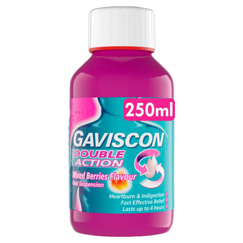 Gaviscon Double Action Liquids Mixed Berry 250ml