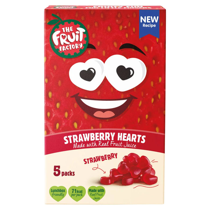 Los corazones de la fábrica de frutas 5 x 20g