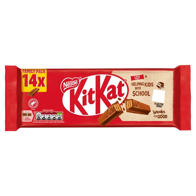 Kitkat 2 Finger Milch Schokolade Keks Bar 14 x 20,7g