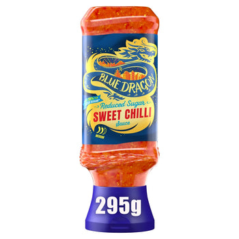 Blauer Drache reduziert Zucker süßer Chili -Dip -Sauce Squeezy 350 ml
