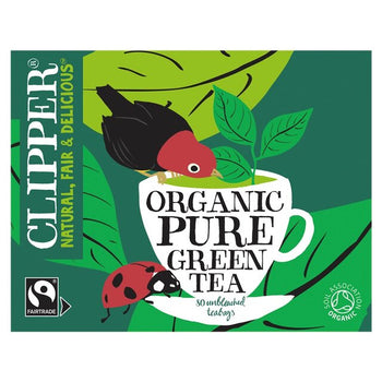 Clipper Organic Fairtrade Green Tea Sacs 80 par paquet