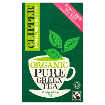 Clipper Organic Fairtrade Green Tea Sacs 20 par paquet