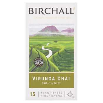 Birchall Virunga Chai 15 Prism Bolsas de té 15 por paquete