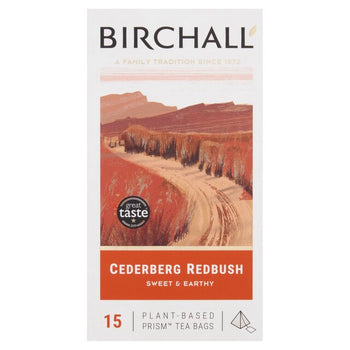 Bolsas de té Birchall Cederberg Redbush 15 por paquete