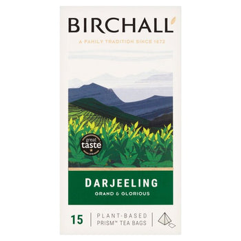 Birchall Darjeeling 15 bolsas de té prism 15 por paquete