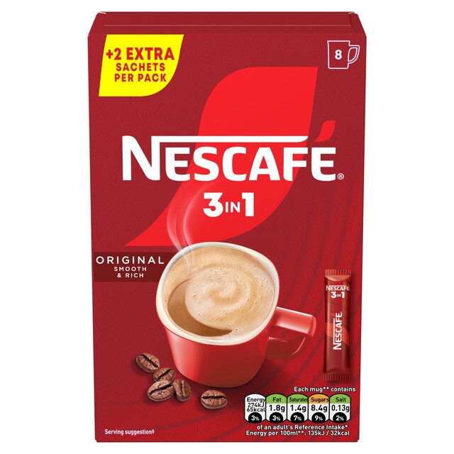 Nescafe Original 3in1 8 per pack