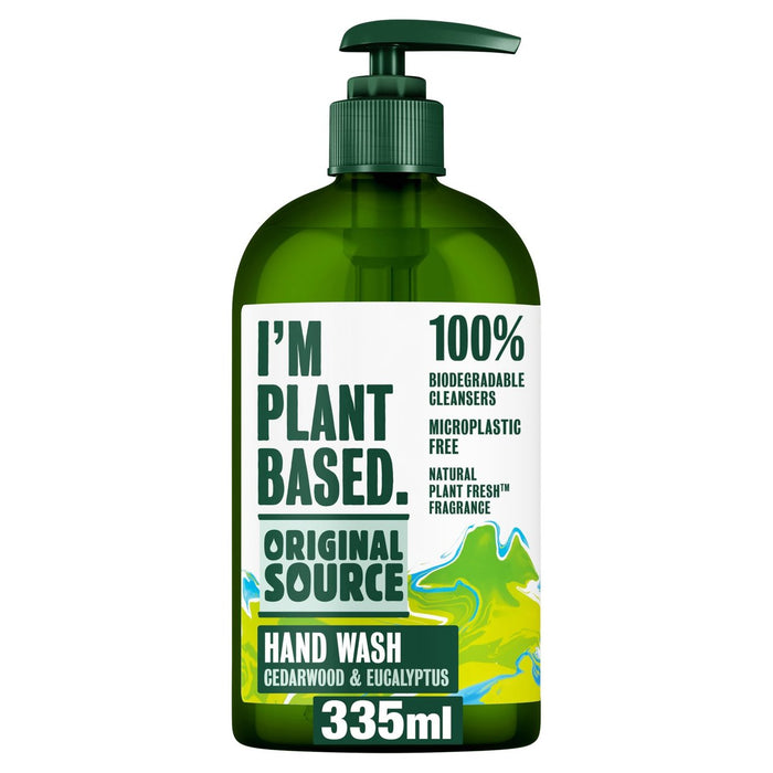 Source d'origine Je suis en cèdre à base de plantes et Eucalyptus Hand Wash 335 ml
