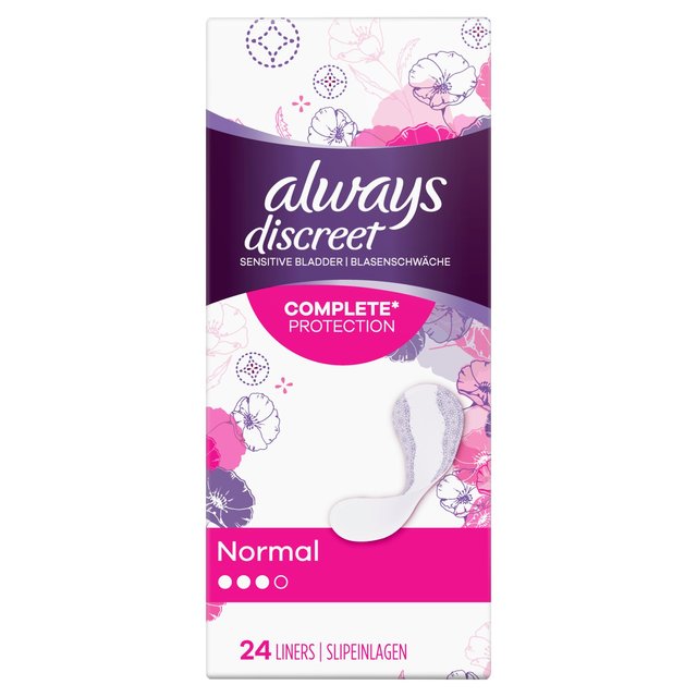 Immer diskrete Inkontinenzliner normal 24 pro Pack