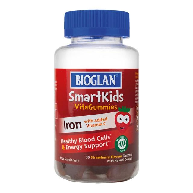 Bioglan SmartKids Vitagummies Iron 30 par paquet