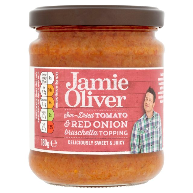Jamie Oliver Tomato y Red Onion Bruschetta Topping 180G