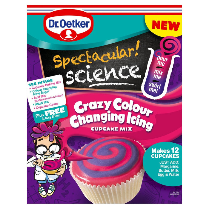 Dr. Oetker Spectacular Science Color Change Cambio de hornear 295G