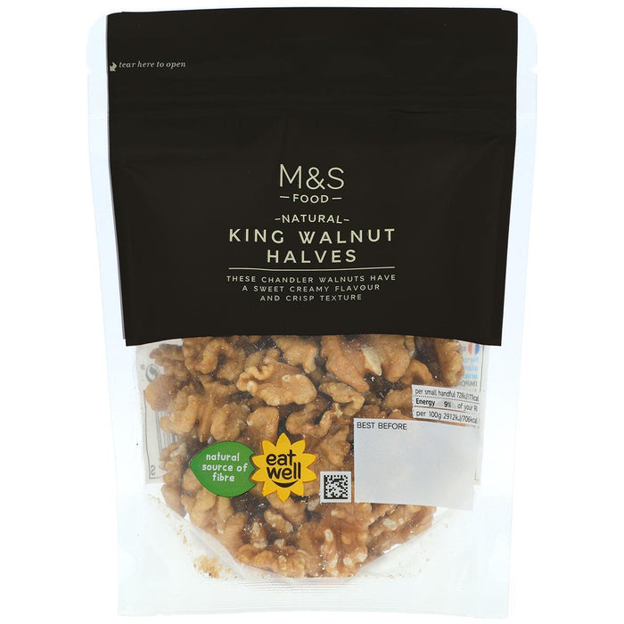M&S Natural King Walnut Halves 100g