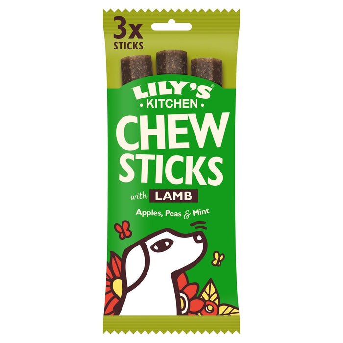 Lily's Kitchen Chew Sticks con cordero para perros 120G