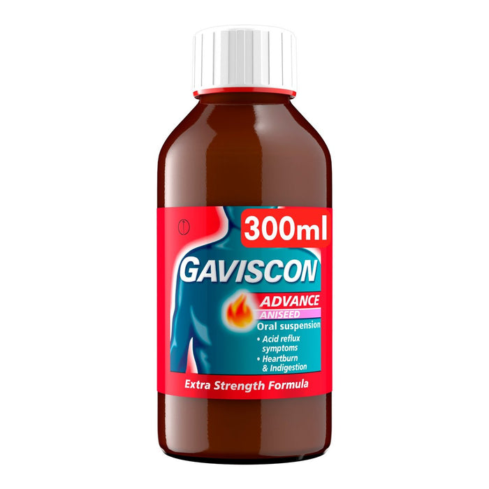 Gaviscon Advance Double force brûlures d'estomac et indigestion anisée 300 ml
