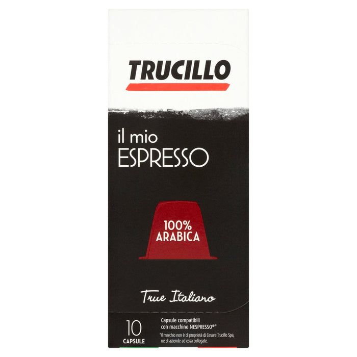 Trucillo 100% arábica nespresso compatible cápsulas 10 por paquete