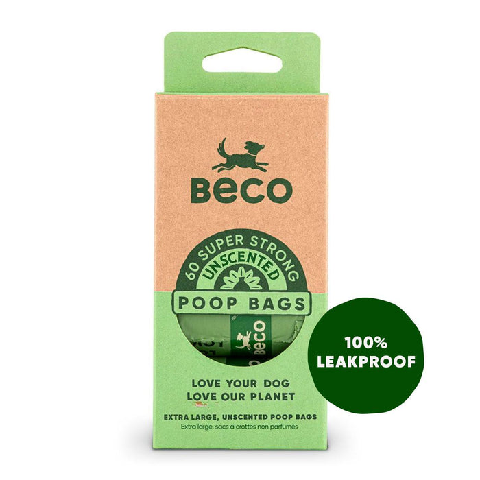 Beco Dog Poop Bags Unscented 60 per pack