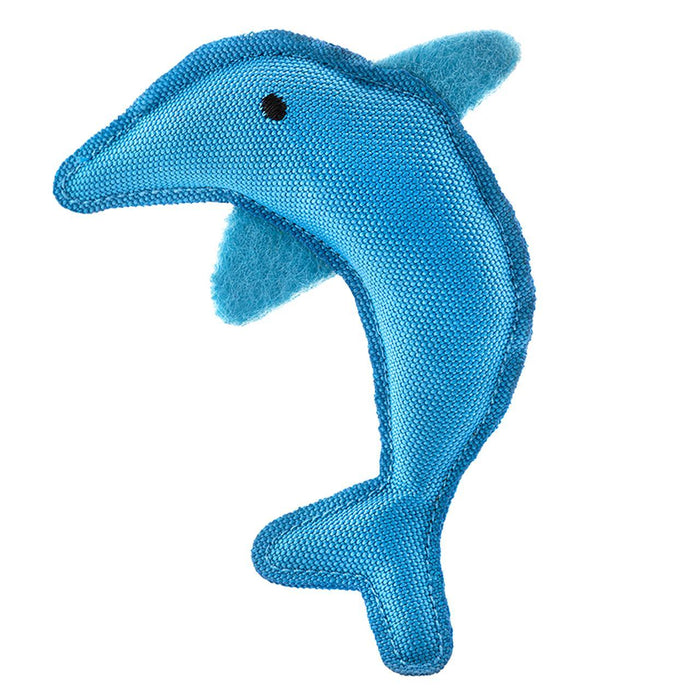Beco Recycled Plastic Catnip Toy Dolphin