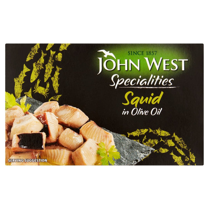 Squid John West dans l'huile d'olive 111g