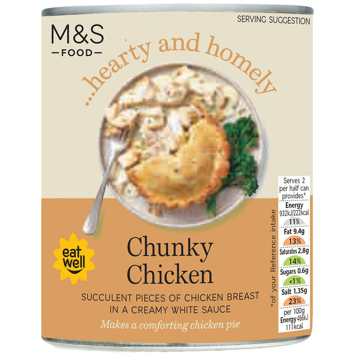 M&S Chunky Chicken en salsa blanca 400g