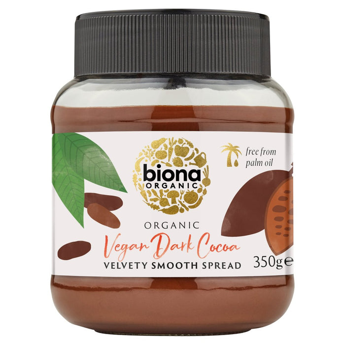 Crema De Chocolate Negro Ecológico Biona 350g 