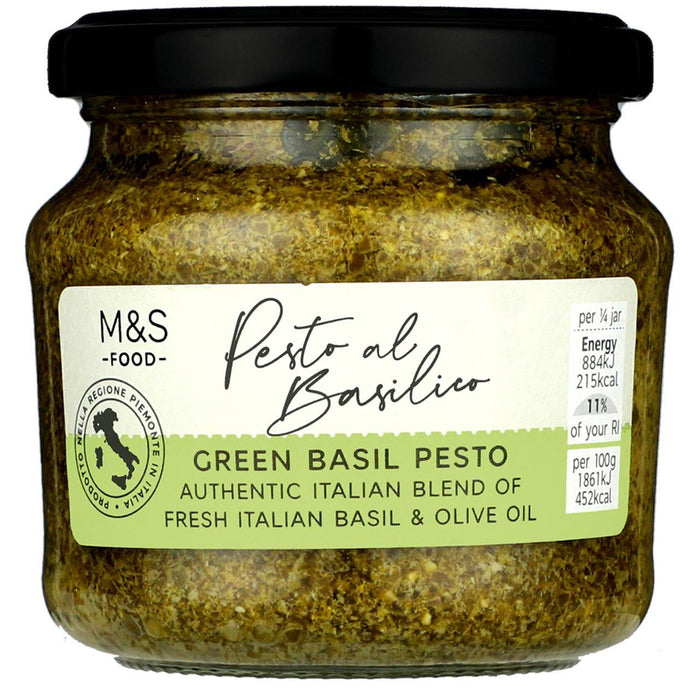 M&S hecho en Italia Green Pesto 190G
