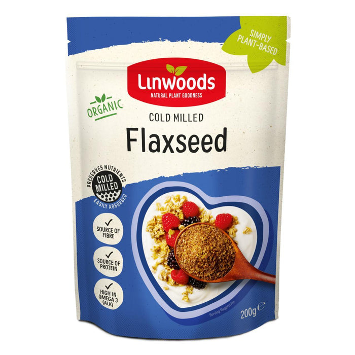 Semillas de lino orgánicas molidas Linwoods 200g 