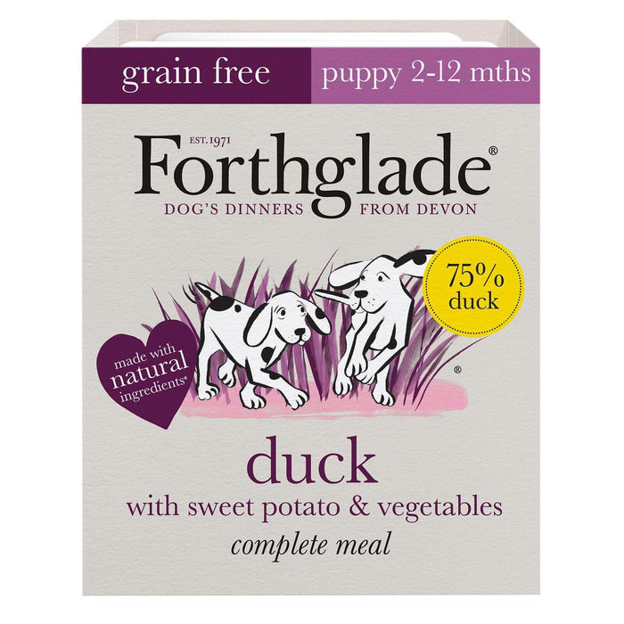 Forthglade Puppy Duck, patate douce et grain de légumes GRATUIT 395G