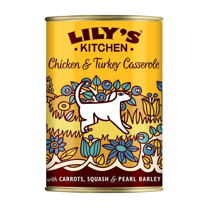 Lily's Kitchen poulet et casserole de dinde pour chiens 400g