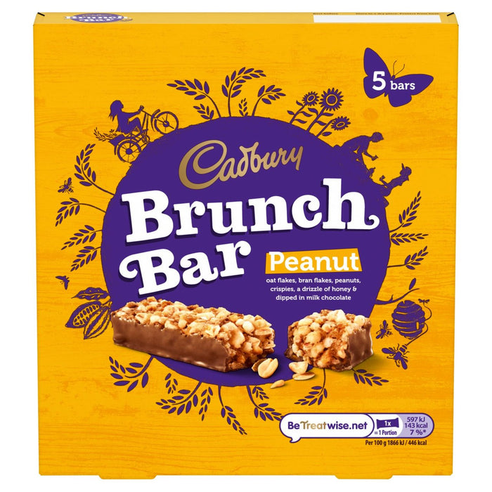 Cadbury Brunch Bar Erdnuss 5 x 32 g